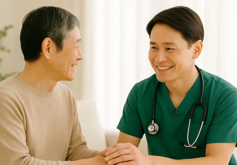 スタッフと利用者2